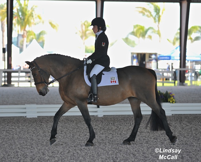 Robyn Andrews and Fancianna (CAN) Photo(C) Lindsay McCall