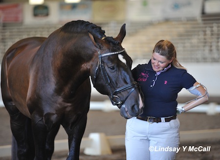 Susan Treabess and horse Kamiakin  photo by Lindsay Yosay McCall