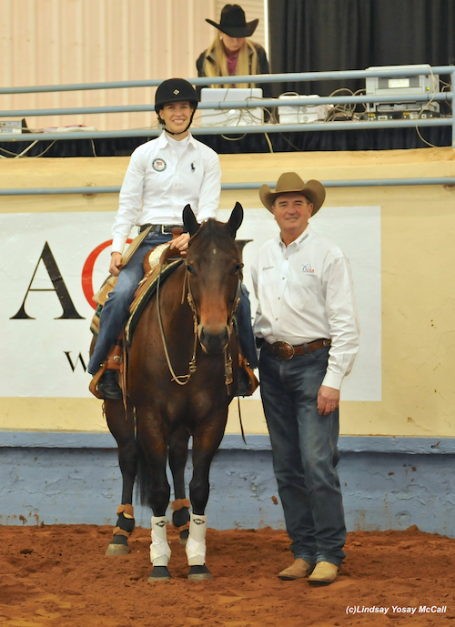 Two-time Paralympian (2008 and 2012) and 2010/2014  Alltech FEI WOrld Equestrian Games Athlete athlete Rebecca Hart (Unionville, Pa.) with Pete Kyle and his horse Zins Smart Wrangler, donated by Pete and Tamara Kyle and owned by Pat Moore