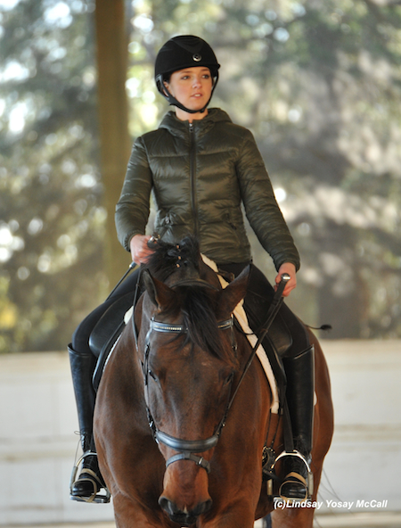 Cambry Taylor on rode Martinelli, owned by Julie Young. Photo by Lindsay Y McCall