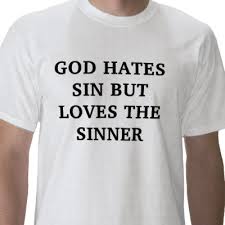 God loves the sinner