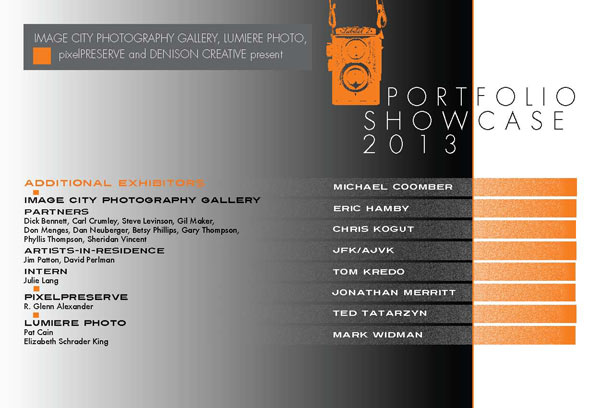 Portfolio Showcase 2013 Card Front