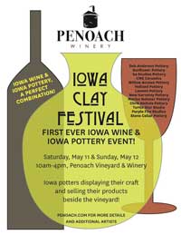 Iowa Clay Festival - Penoach Winery Adel Iowa