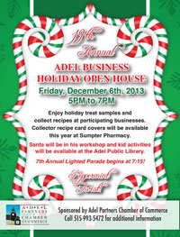 Adel Holiday Open House