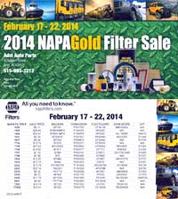 NAPA Oil Filter Sale