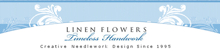 Linen Flowers - Timeless Handiwork - Adel Iowa